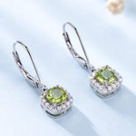 Genuine Peridot Long Drop EarringsEarrings