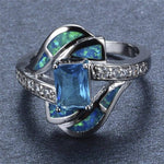 Blue Sapphire Opal RingRing