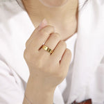 Hollow Cross Personality Punk Finger RingRing