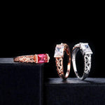 Ruby Rose Gold Plated/Silver RingRing