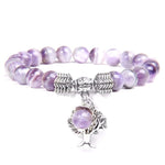Natural Tiger Eye Stone Tree of Life BraceletsBraceletdream amethyst17cm