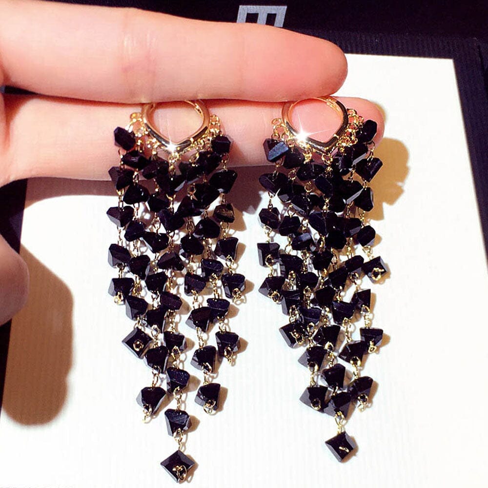 Super Fashion Shine Glamour Crystal Temperament Earrings AtPerry's