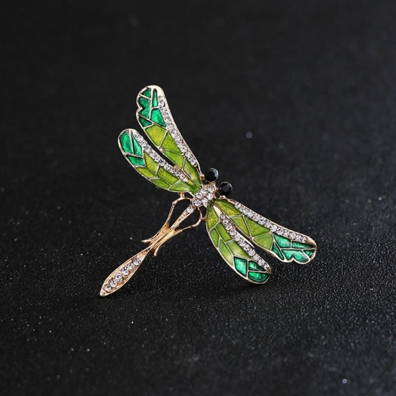 Vintage Dragonfly Gemstone PinPendant