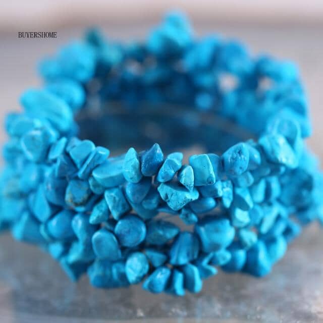 Natural Stone Multilayer BraceletBraceletBlue Turquoise