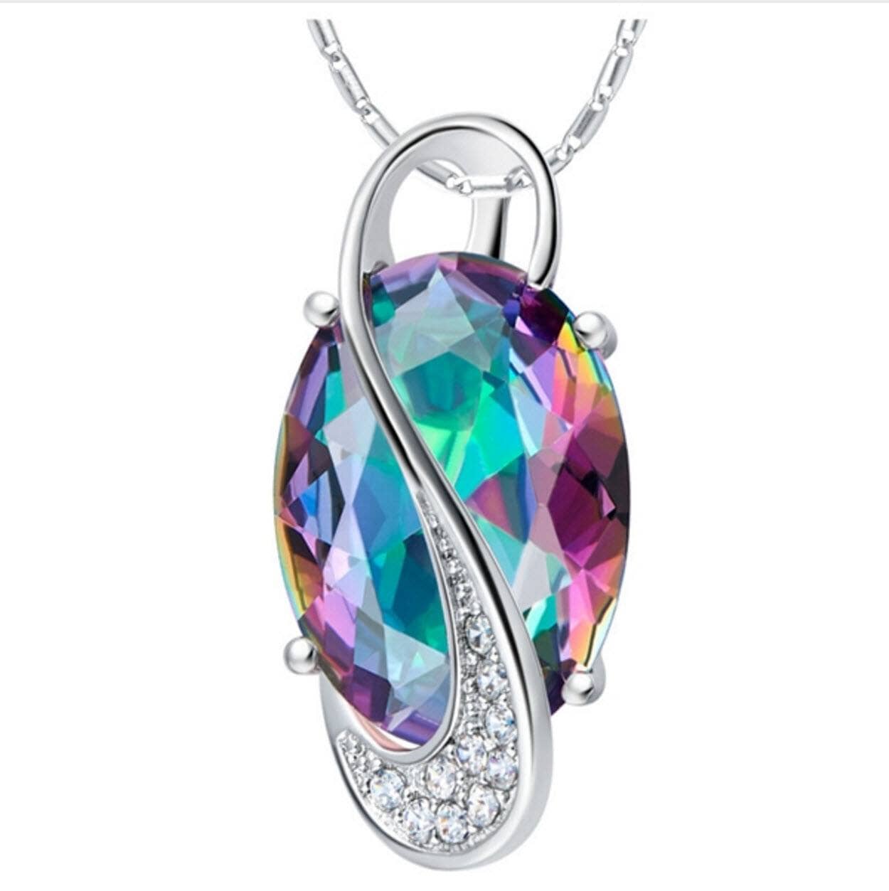 Mystic Topaz Crystal SetJewelry Set