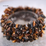 Natural Stone Multilayer BraceletBraceletGold Tiger Eye