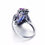 Mystic Topaz Crystal Ring - 925 Sterling SilverRing