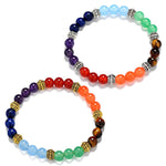 7 Chakra Natural Stone Crystal BraceletBracelet