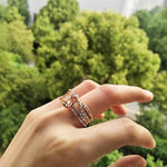 Classic Champagne Morganite Multi-Layer RingRing
