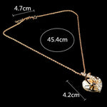Austrian Crystal Heart PendantsNecklace