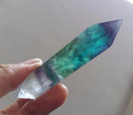 Fluorite Natural Crystal Quartz Wand 70g / 2.5ozWand