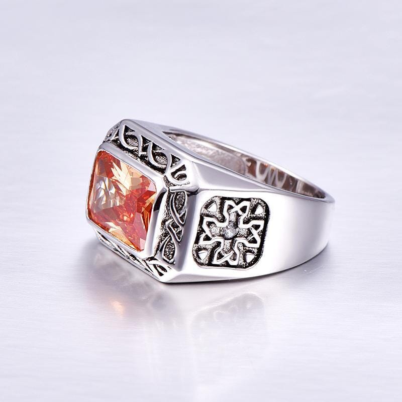 Morganite Vintage - 925 Sterling Silver RingRing