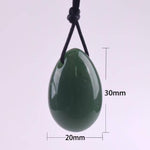 Green Jade Egg for Kegel Exercises - Set of 3 EggsYoni Eggs
