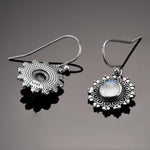 Natural Vintage Moonstone Round Earrings - 925 Sterling SilverEarrings