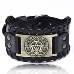 Punk Braided Rope Leather Cuff BraceletBraceletStyle 4