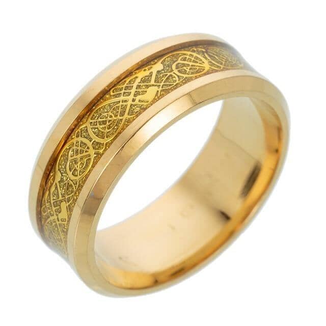 Dragon Men RingRing12Gold Gold