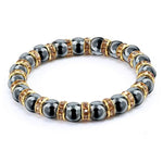 Classic Hematite Stone BraceletBraceletYellow