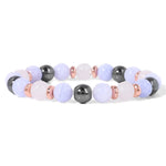 Natural Stone Aventurine and Other Stones with Hematite Beads BraceletBraceletChalcedony17CM