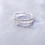 Statement Punk Six Claw Adjustable Band Ring - 925 Sterling SilverRing
