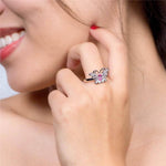Butterfly Marquise Mystic Topaz & Amethyst RingRing