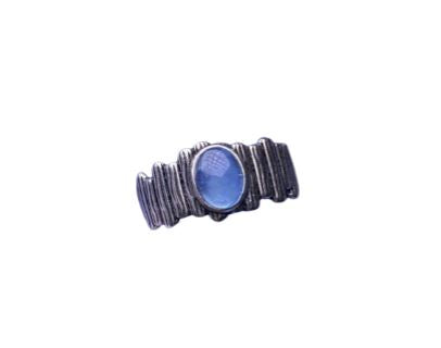Blue Moonstone Irregular Style Resizable RingRing