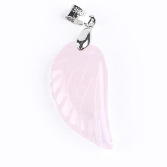 Guardian Angel Wing Necklaces & PendantsNecklaceRose Quartz Pendant