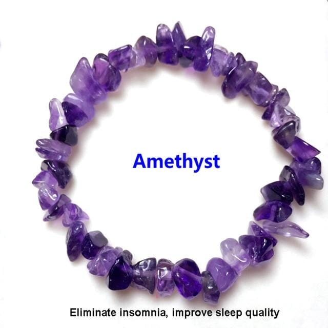 Natural Crystals Bead BraceletsBraceletAmethyst