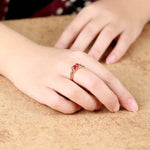 Ruby Rose Gold Plated/Silver RingRing