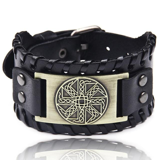 Punk Braided Rope Leather Cuff BraceletBraceletStyle 13