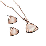Women Faux Triangular Jewelry SetJewelry SetPink