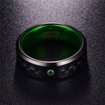 Green Titanium Color Carbon Fiber RingRing