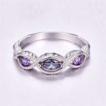 Eternity Rainbow Mystic Lilac RingRing
