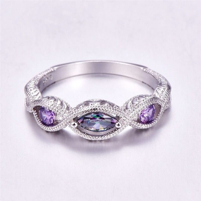 Eternity Rainbow Mystic Lilac RingRing