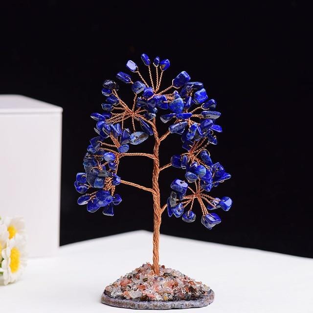 Natural Tree of Life Reiki Healing Home DecorationDecorationLazuli