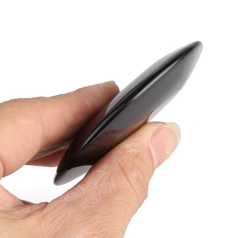 Black Obsidian Scrying MirrorRaw Stone