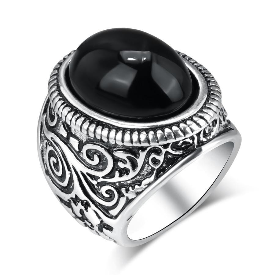 Vintage Black Opal Stone RingRing7