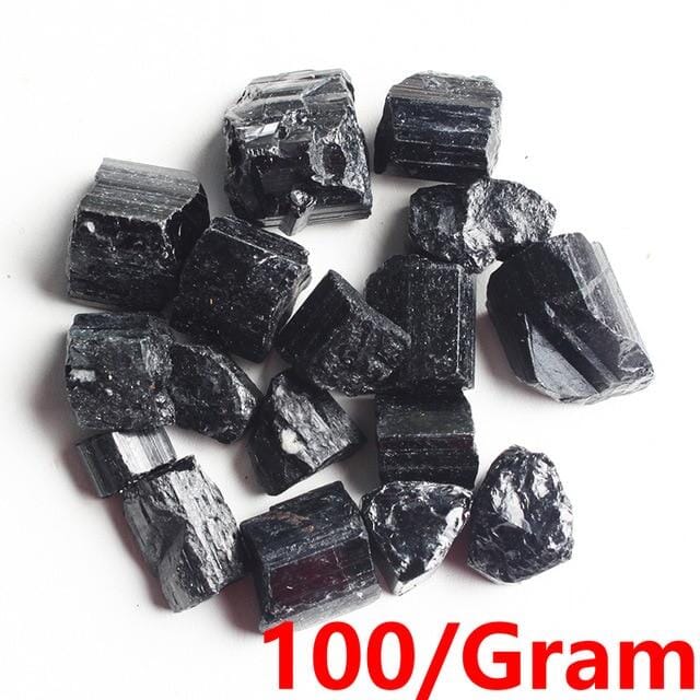 Black Tourmaline Healing StonesRaw Stone