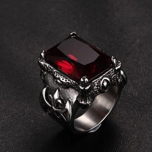 Retro Ruby Ring For MenRing