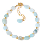 Natural Tiger Eye Stone Irregular Chip BraceletBraceletAmazonite