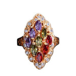 Multi Stone, Amethyst, Peridot & Ruby RingRing