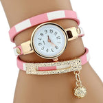 Stylish Gold Quartz WatchWatchPink