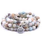 Natural Mala Beads Chakra Bracelet or NecklaceBracelet