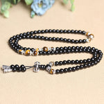 Ebony Separated Beads Rosary Bracelet JewelryBracelet