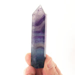 Fluorite Natural Crystal Quartz Wand 70g / 2.5ozWand