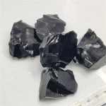 1 Piece Natural Raw Black Obsidian Quartz StoneRaw Stone