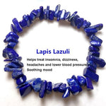 Natural Crystals Bead BraceletsBraceletLapis Lazuli