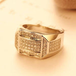 14K White Gold/ Silver Zircon Diamond RingRing11Yellow Gold