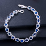 Blue Topaz Splendid Bracelet - 925 Sterling SilverBracelet