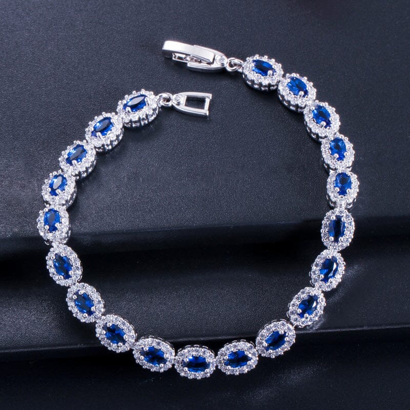 Blue Topaz Splendid Bracelet - 925 Sterling SilverBracelet