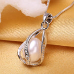 Freshwater Pearl Silver NecklaceNecklace
